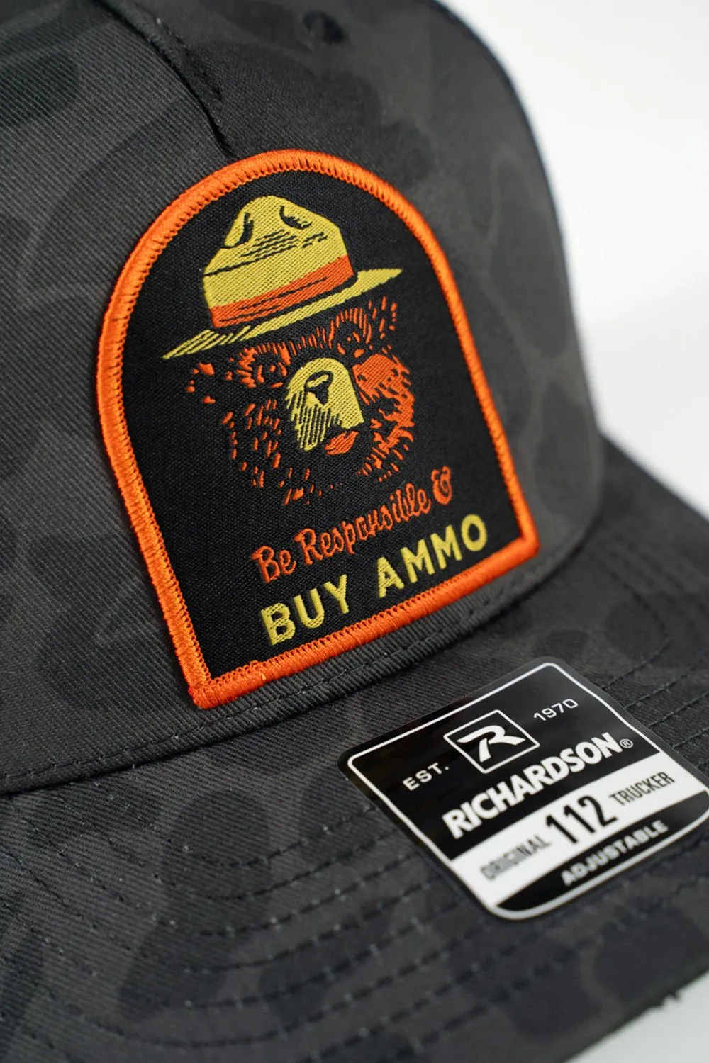 2A Bear 5-Panel Richardson Trucker Hat