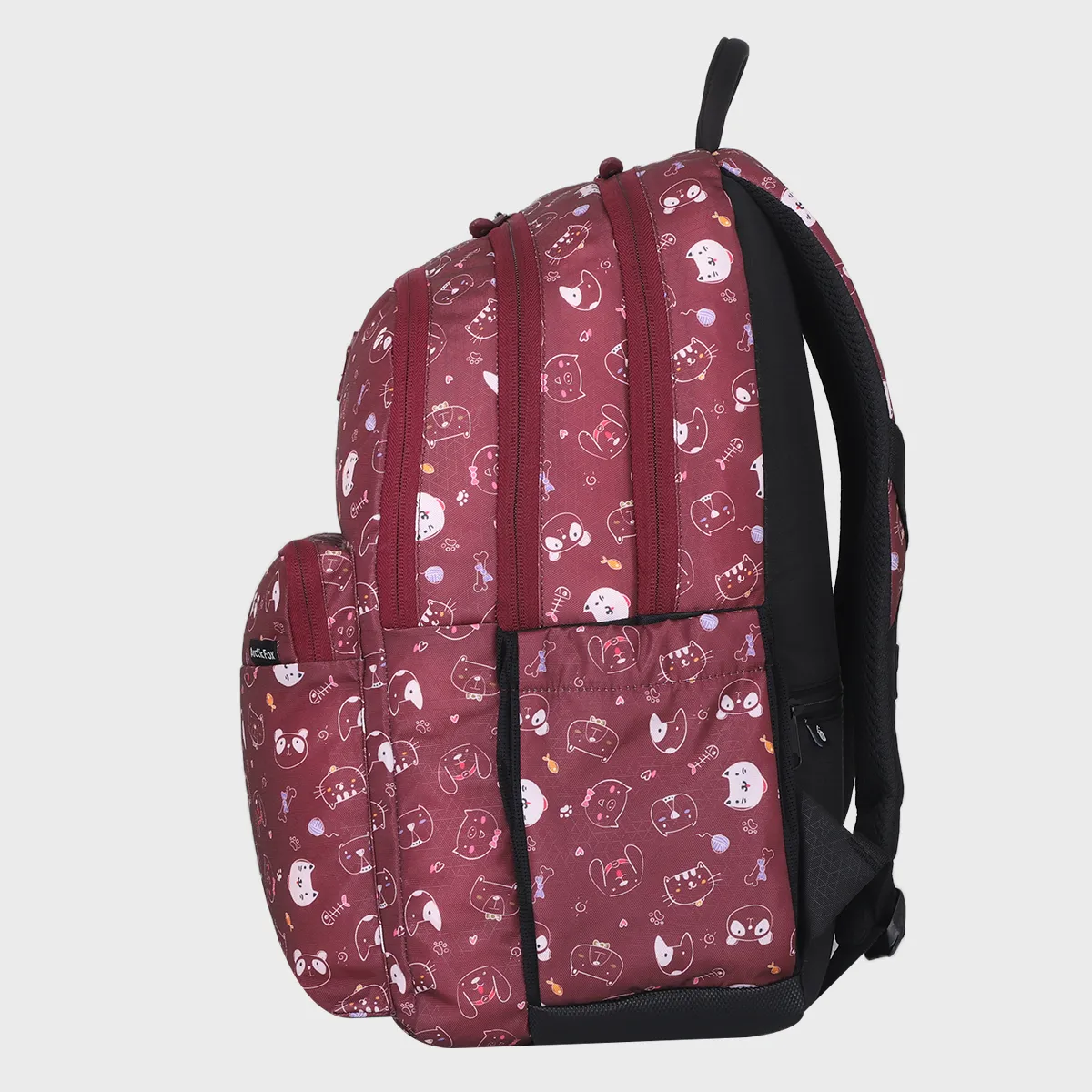 Arctic Fox Kitty Tawny Port School Backpack for Boys and Girls