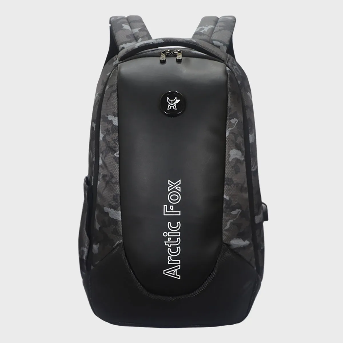 Arctic Fox Camo Black Anti-Theft Laptop Bag and Backpack - Secure and Stylish Travel Companion