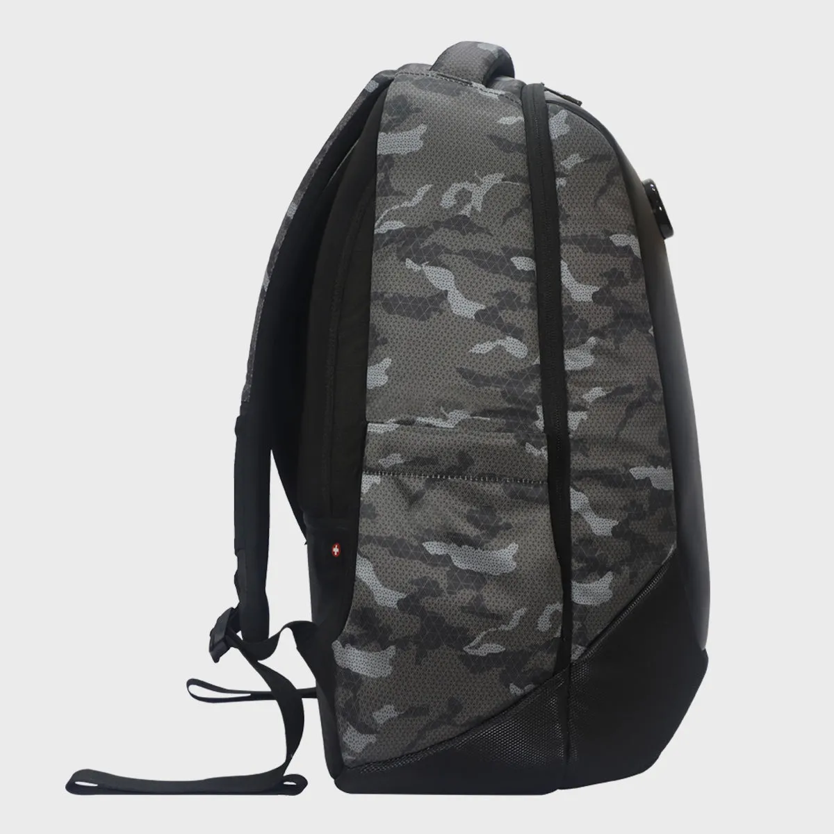 Arctic Fox Camo Black Anti-Theft Laptop Bag and Backpack - Secure and Stylish Travel Companion