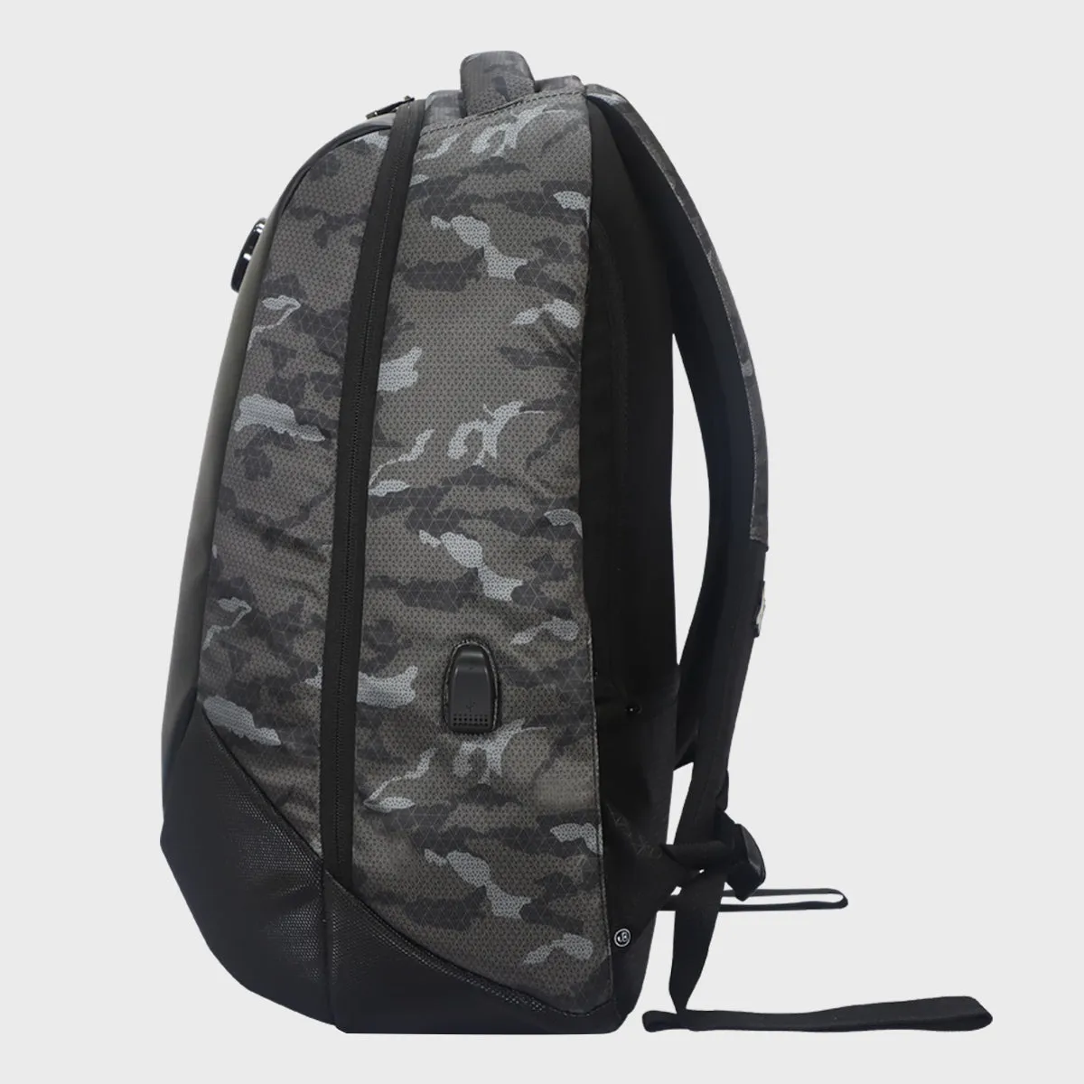 Arctic Fox Camo Black Anti-Theft Laptop Bag and Backpack - Secure and Stylish Travel Companion