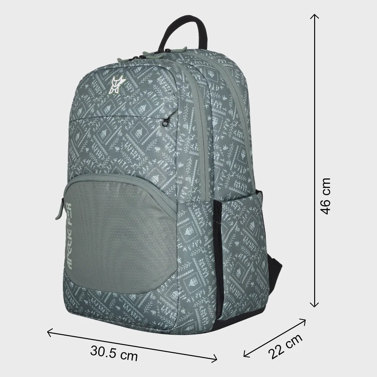 Arctic Fox Warli Sea Spray Laptop Backpack