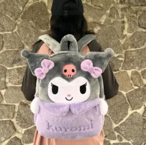 Backpack - Kuromi Purple Plush