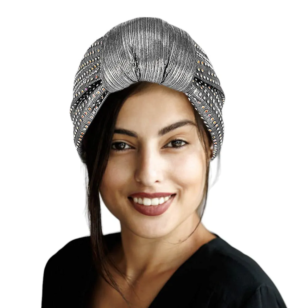 Bling Turban Hat