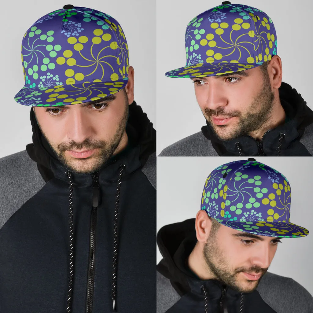 Bubble Floral Snapback Hat