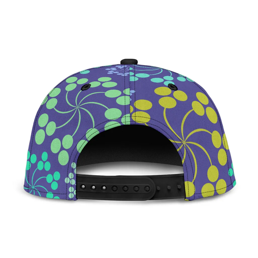 Bubble Floral Snapback Hat