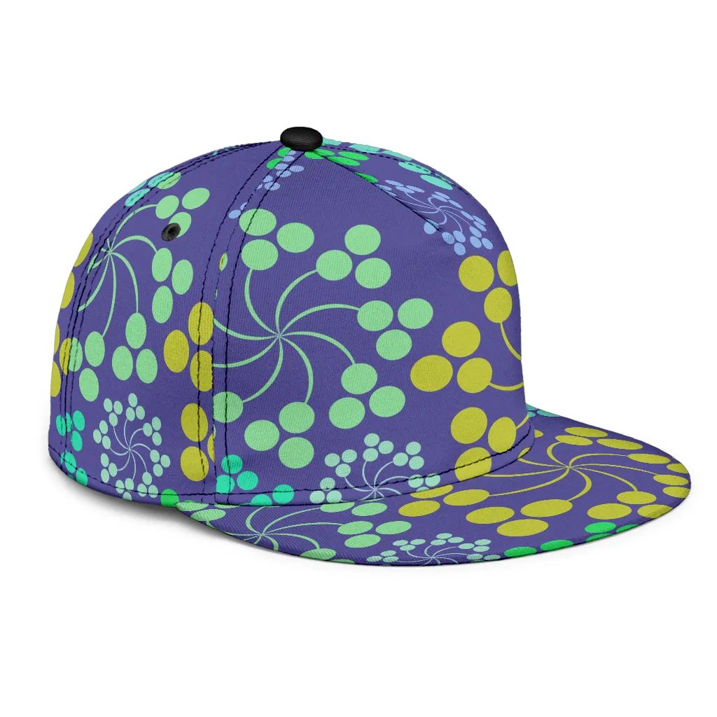 Bubble Floral Snapback Hat