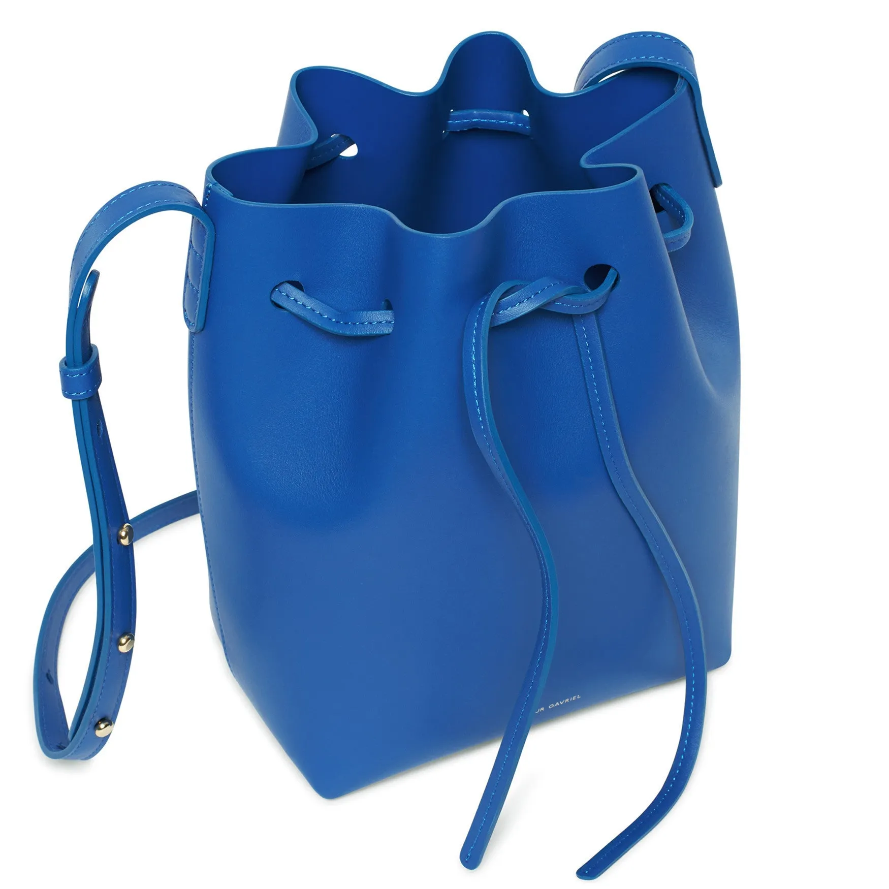 Bucket Bag Mini Calf, Royal/Royal