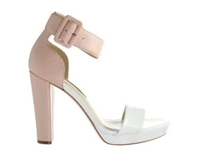 Calvin Klein Caitlin  Womens White/Pink Shoes