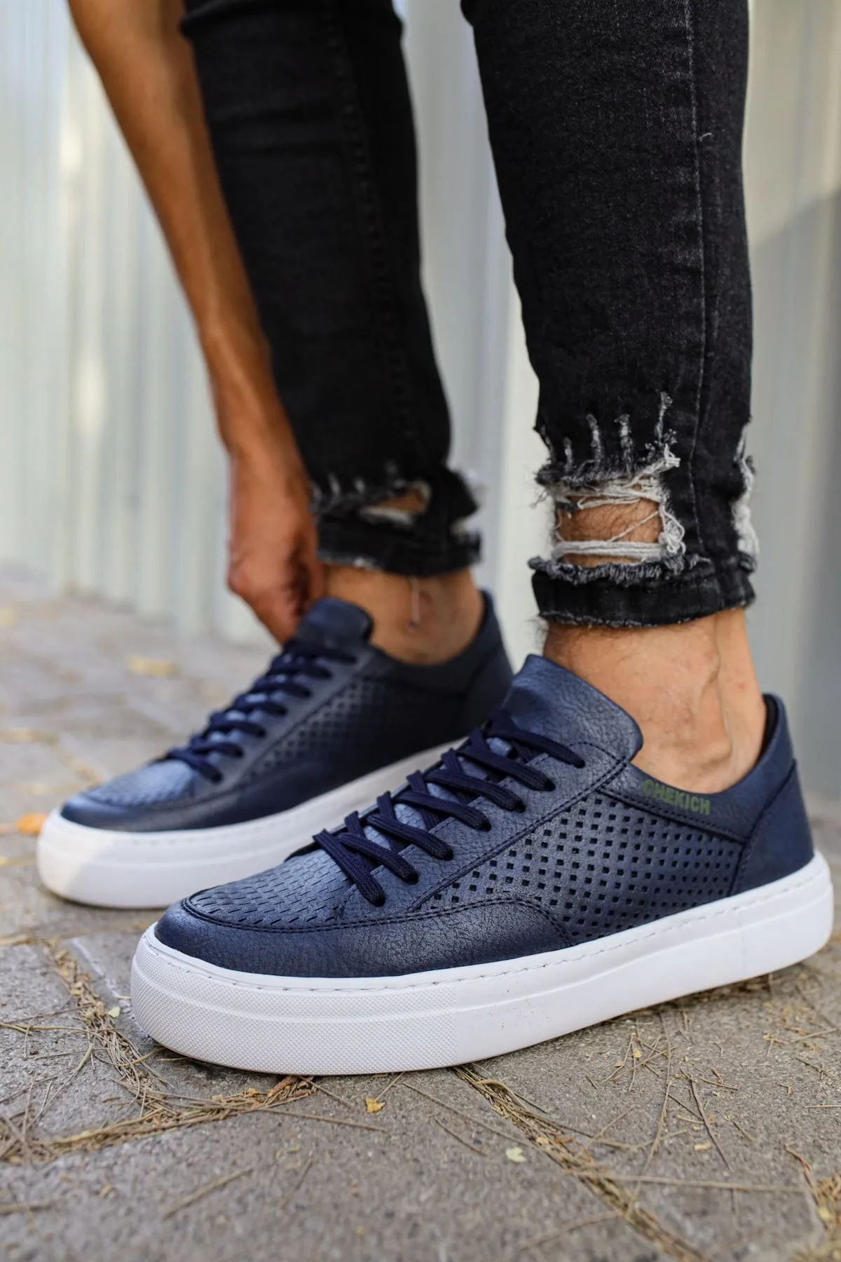 Chekich Men's Navy Blue Casual Shoes ch015