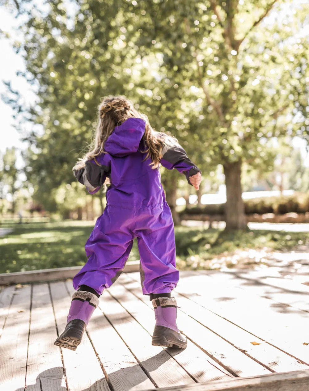 Children's Rain/Trail Suit, Deep Purple