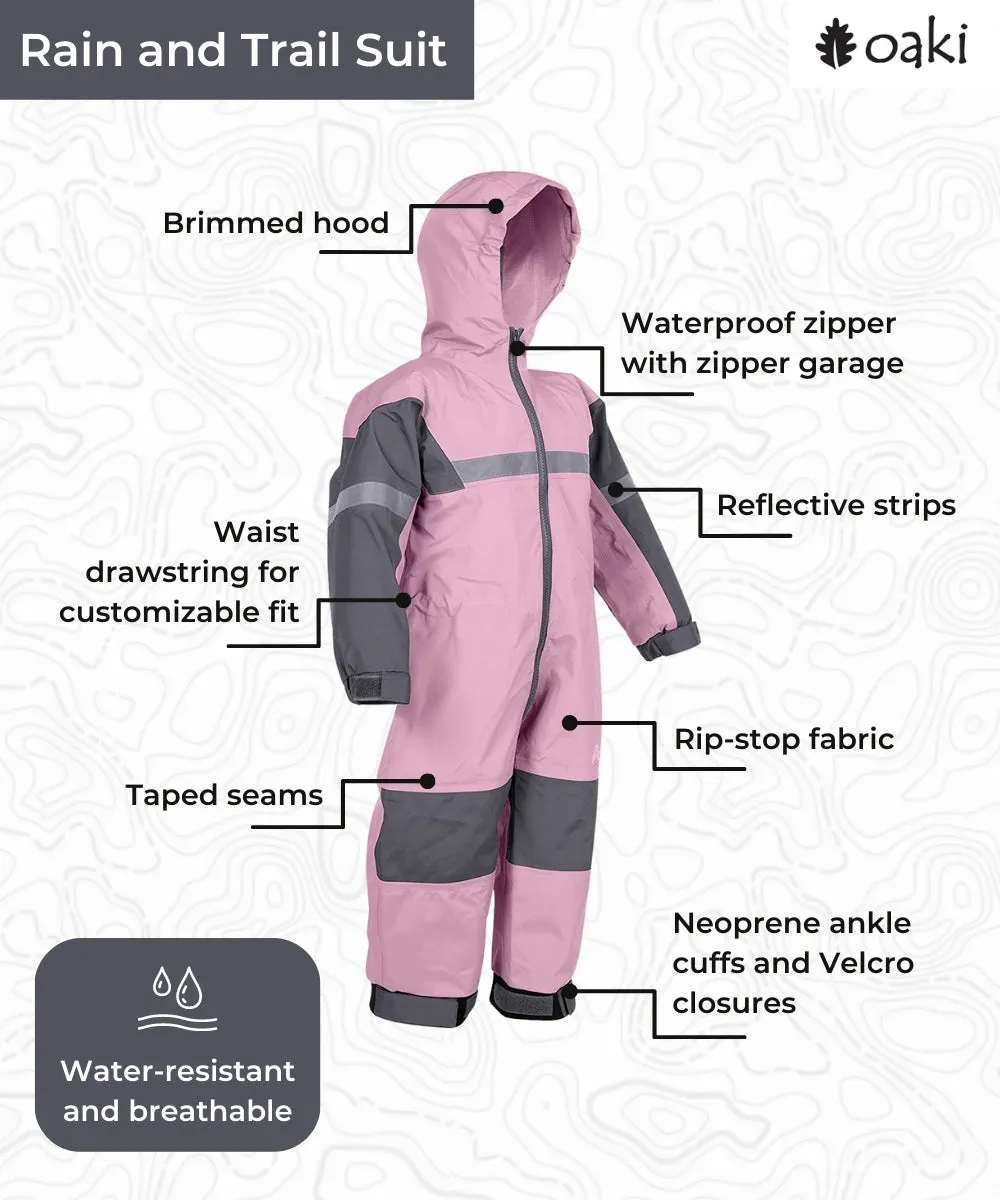 Children's Rain/Trail Suit, Lavender