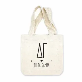 Delta Gamma Boho Design on Mini Tote Gift Bag