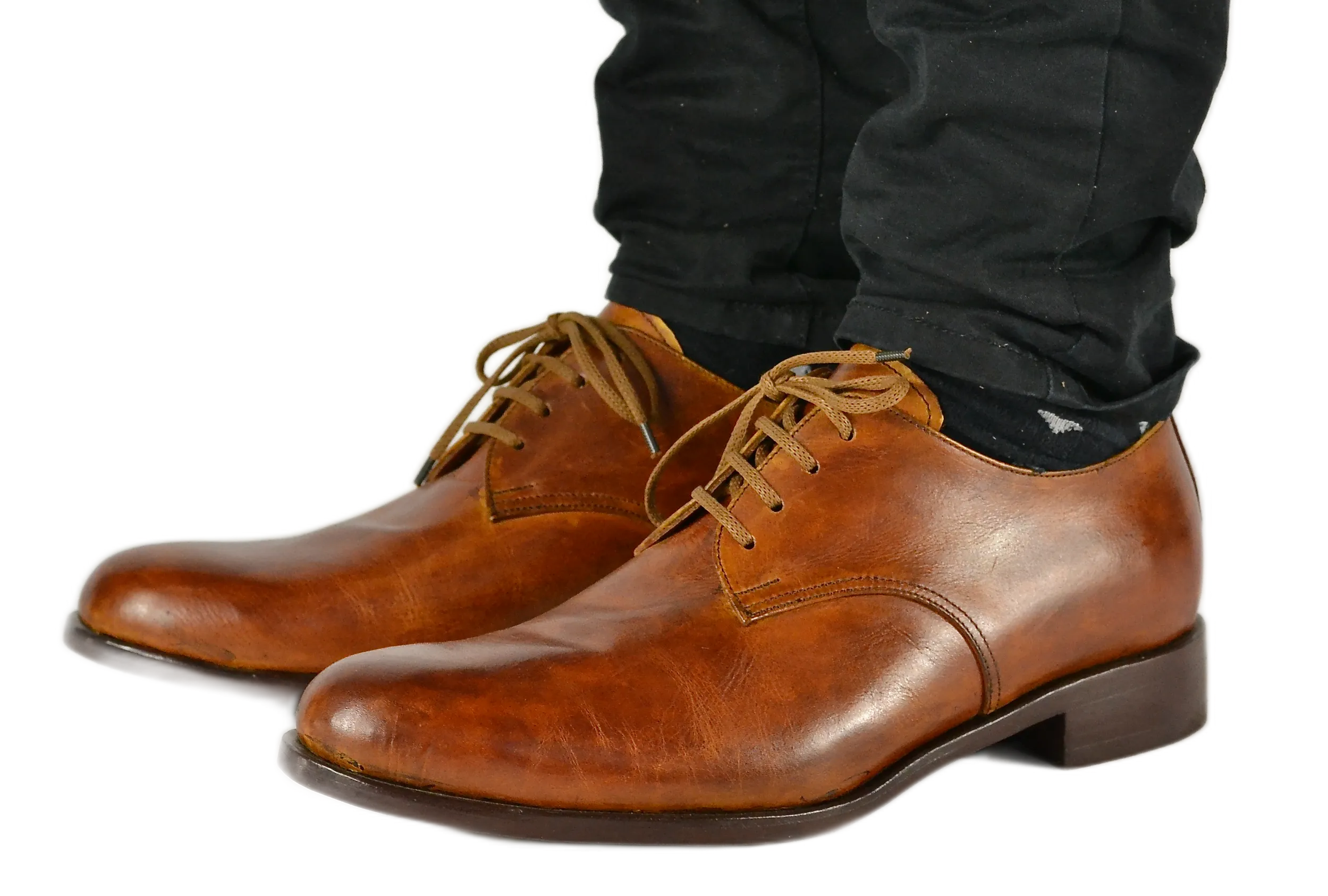 Derby shoe | Antique cognac | Box calf