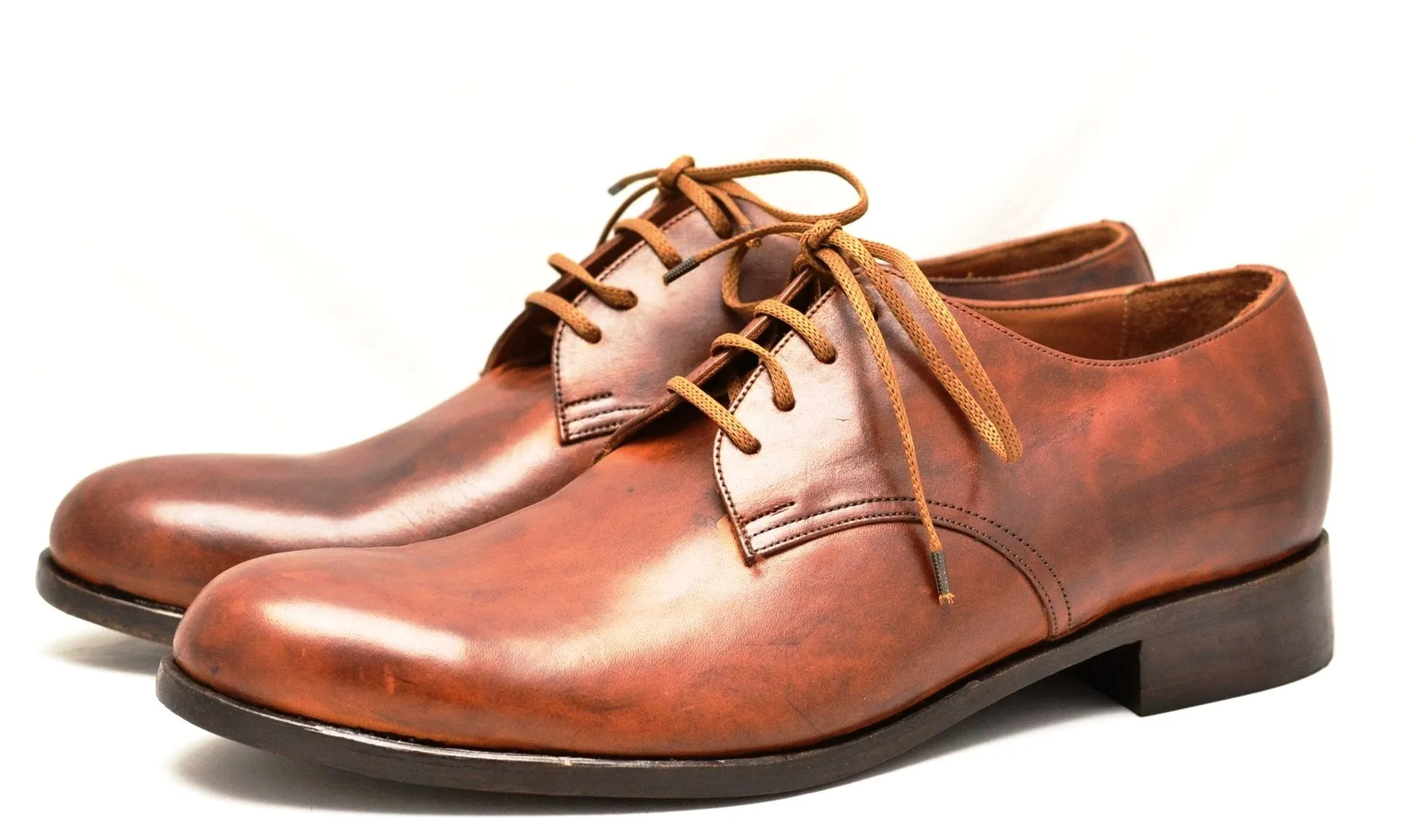 Derby shoe | Antique cognac | Box calf