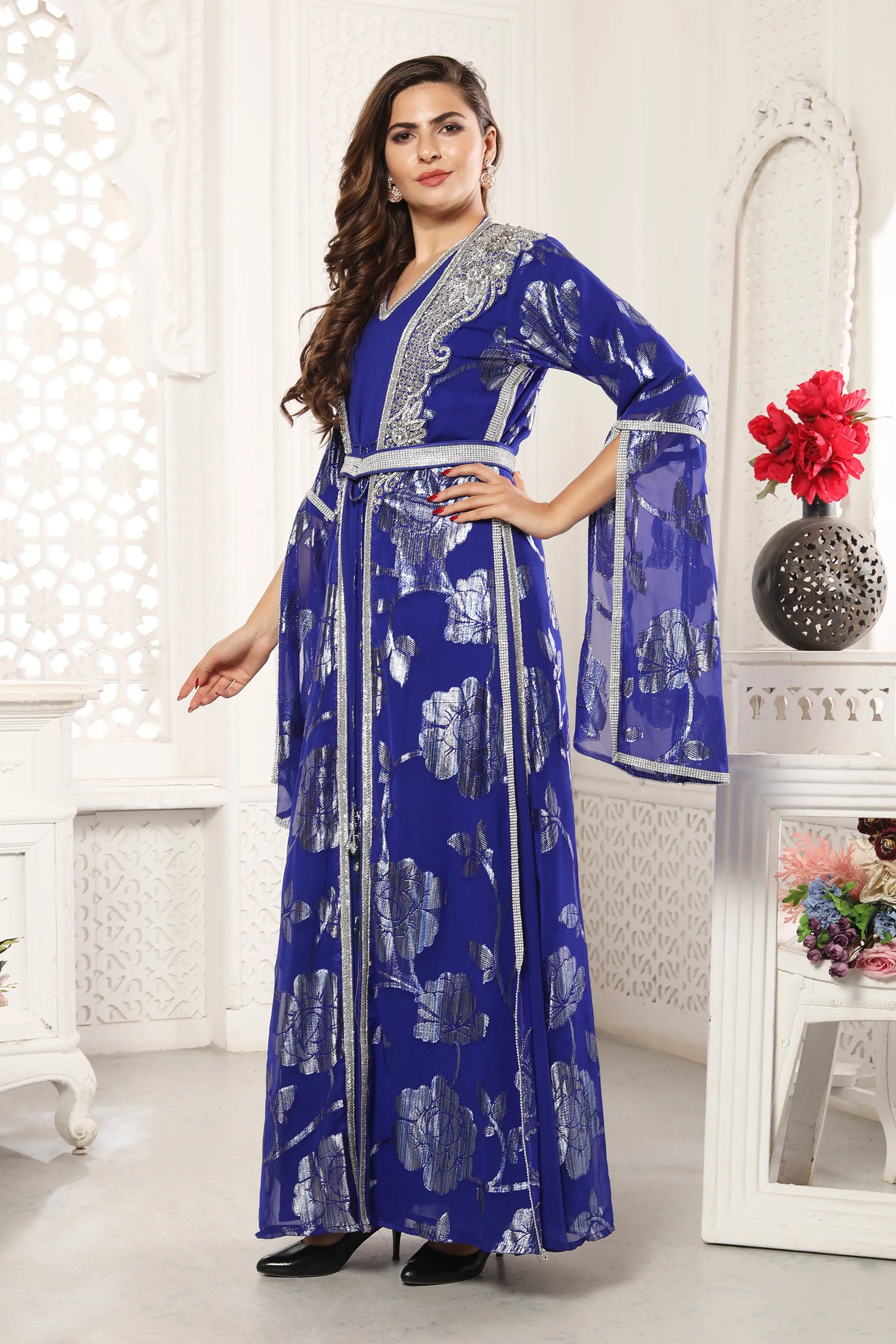 Designer Royal Eid Caftan Wedding Gown