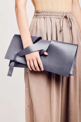 Diagonal Extra Slashed Clutch - Size   Colour Options