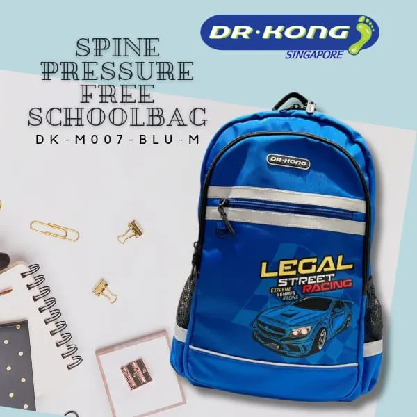 **Dr. Kong Blue M Size Backpack (Model DK-M007) - Retail Price: $119.90**