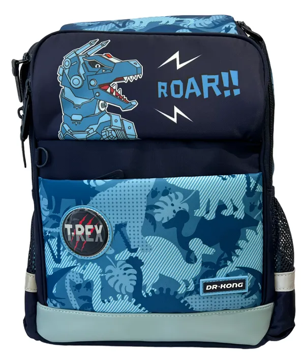 Dr. Kong Stylish S Size Blue Backpack DK-1100257 - Perfect for School & Travel (Retail Price: $119.90)