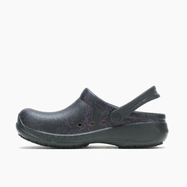 Encore Service Pro Women's Slip Resistant Shoes Shoes Black/Plum