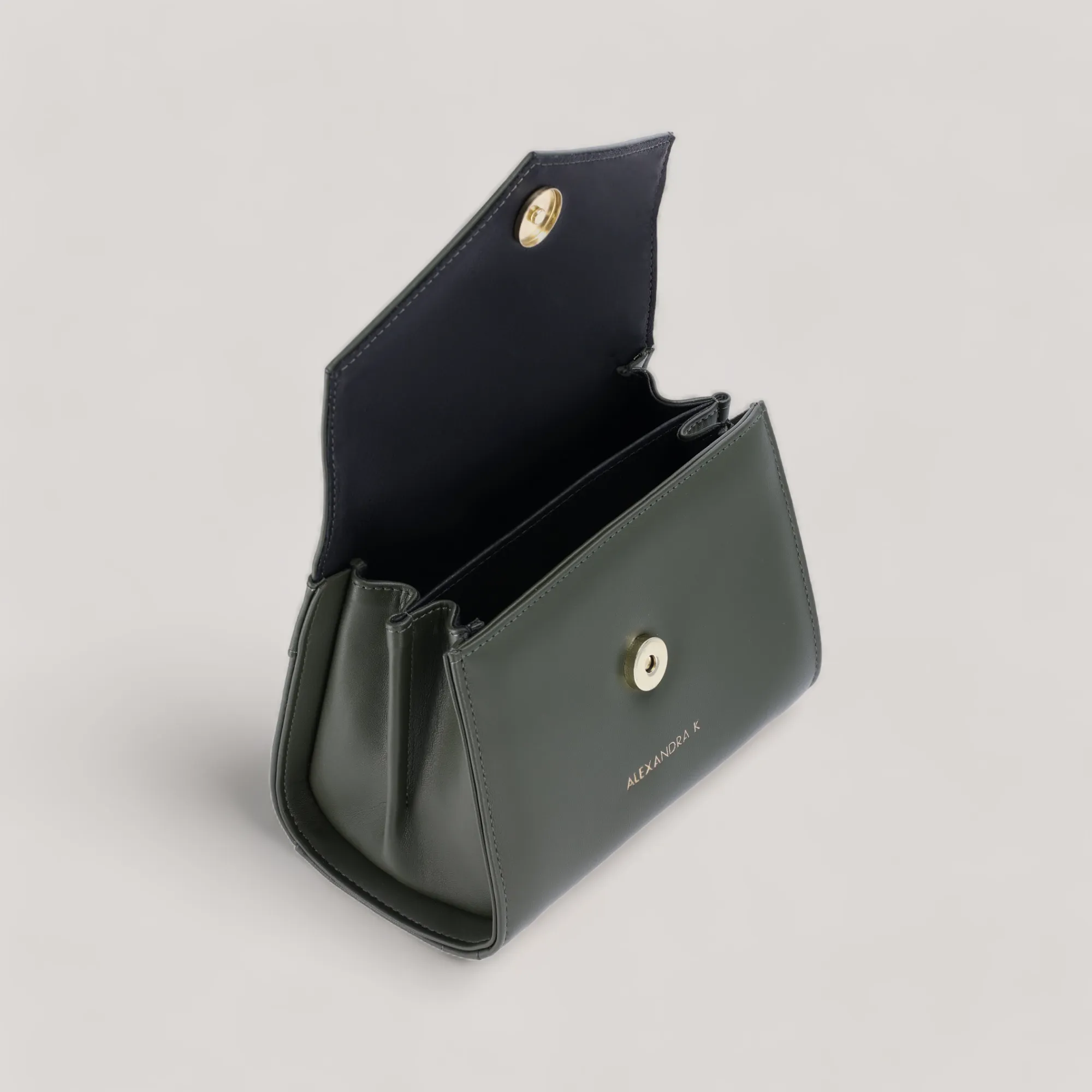 Faith Mini - Top Handle Bag - Oregano Corn Leather