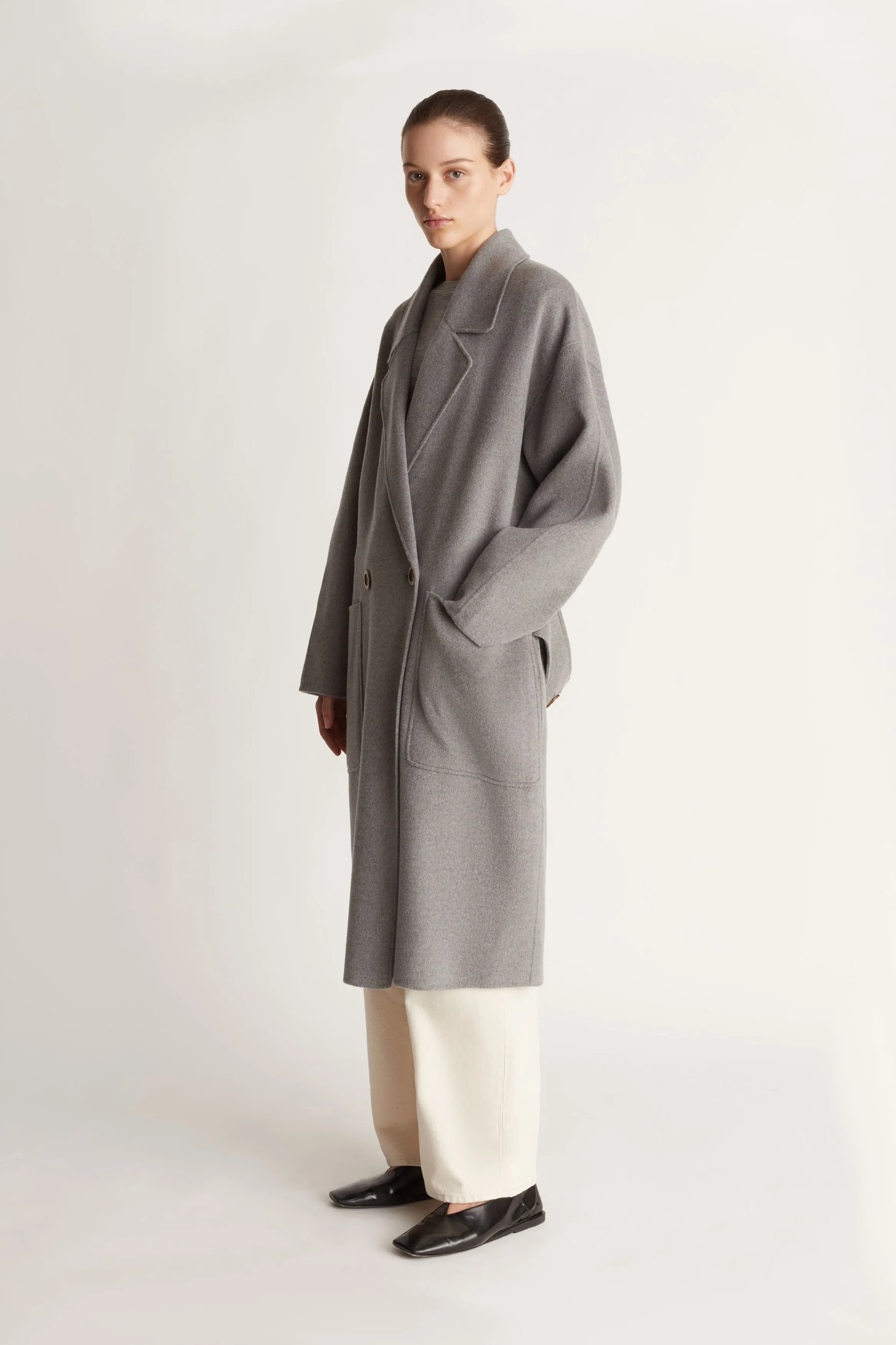 Florentine Cashmere Cocoon Coat