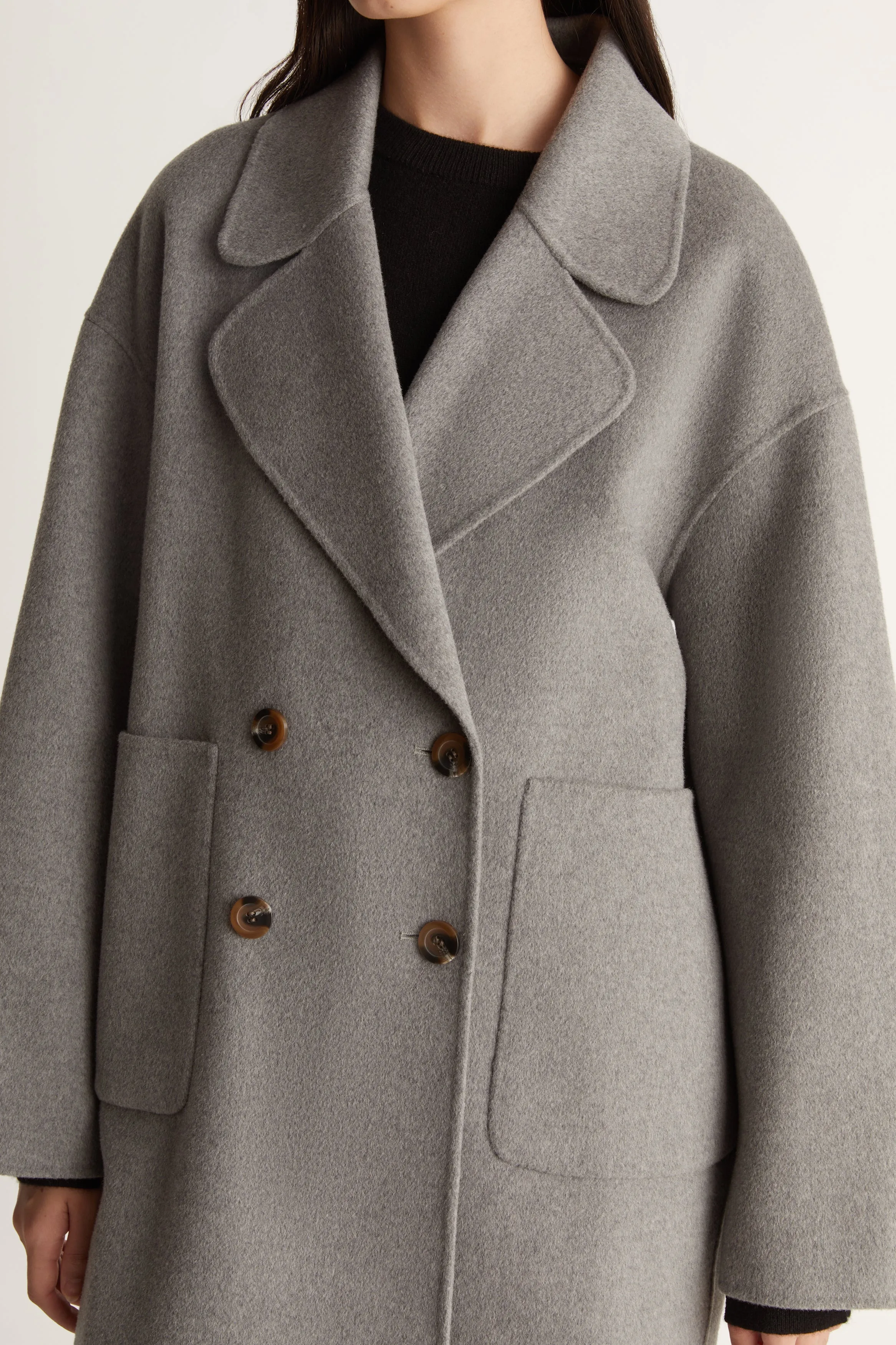 Florentine Cashmere Pea Coat