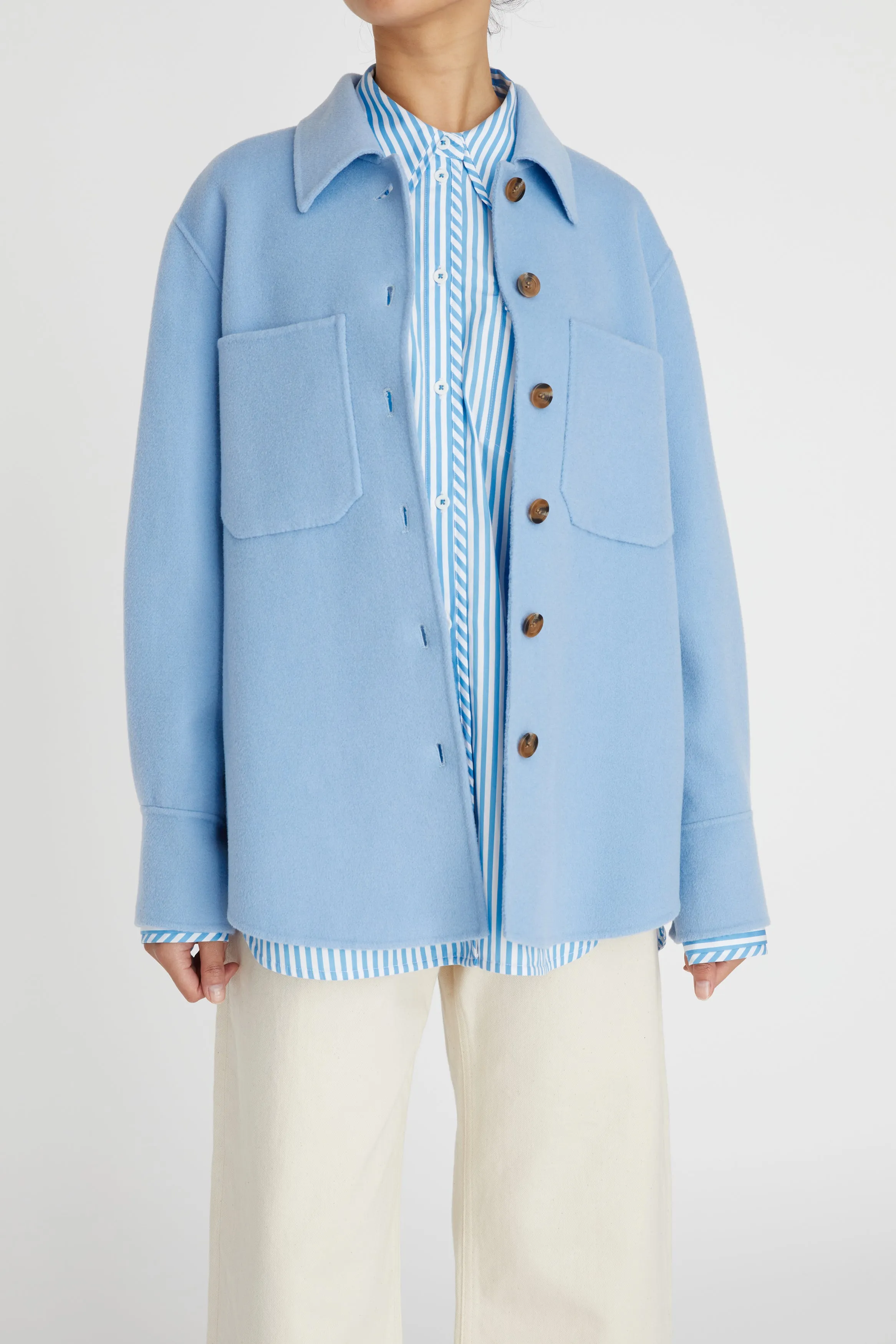 Florentine Cashmere Shirt Jacket