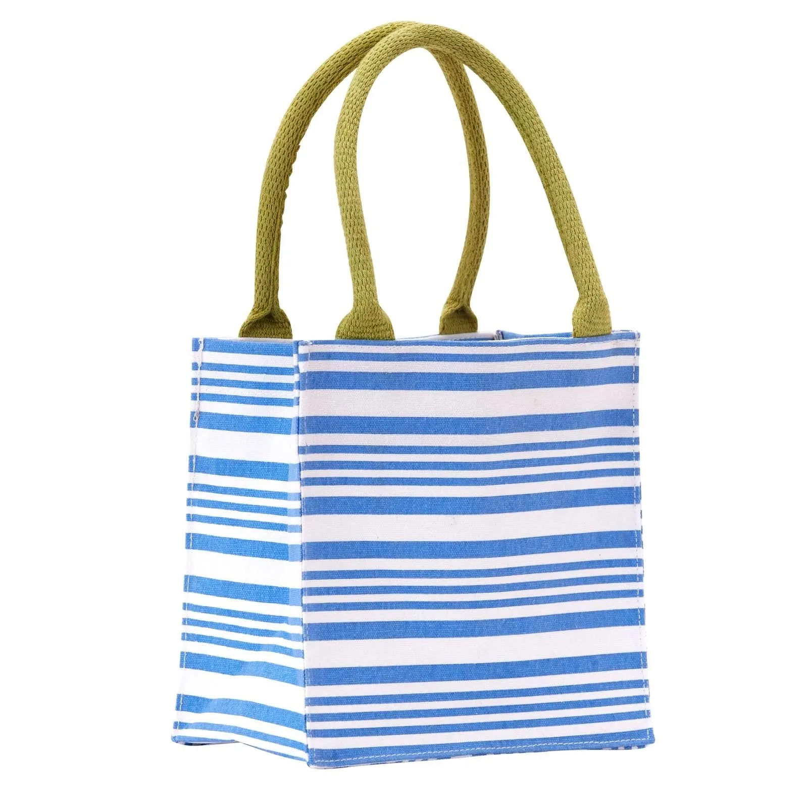 French Blue Stripe Reusable Itsy Bitsy Gift Bag