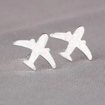 Fresh Accessories - Aeroplanes Sterling Silver Stud Earrings