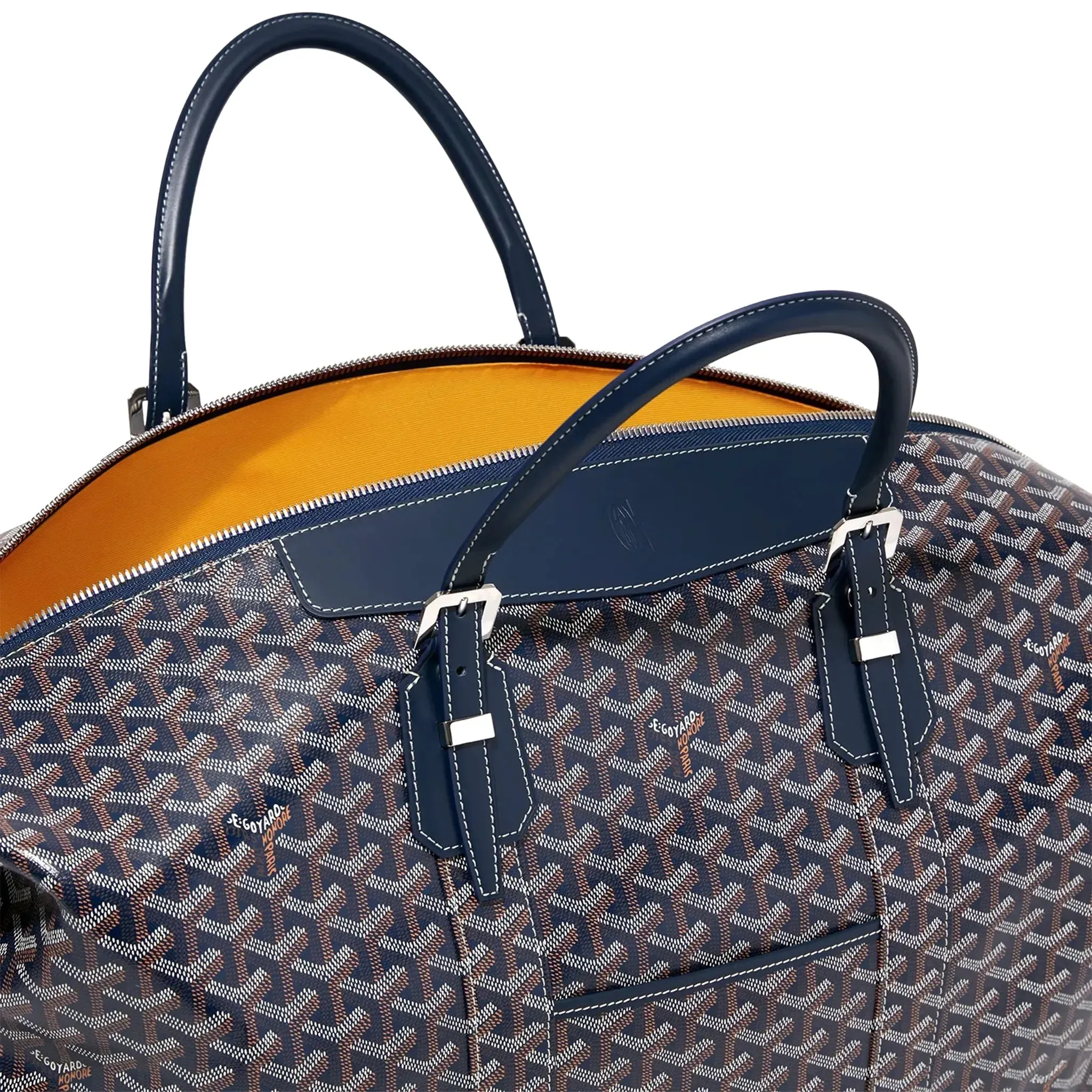 Goyard Bowling 55 Navy Blue Bag