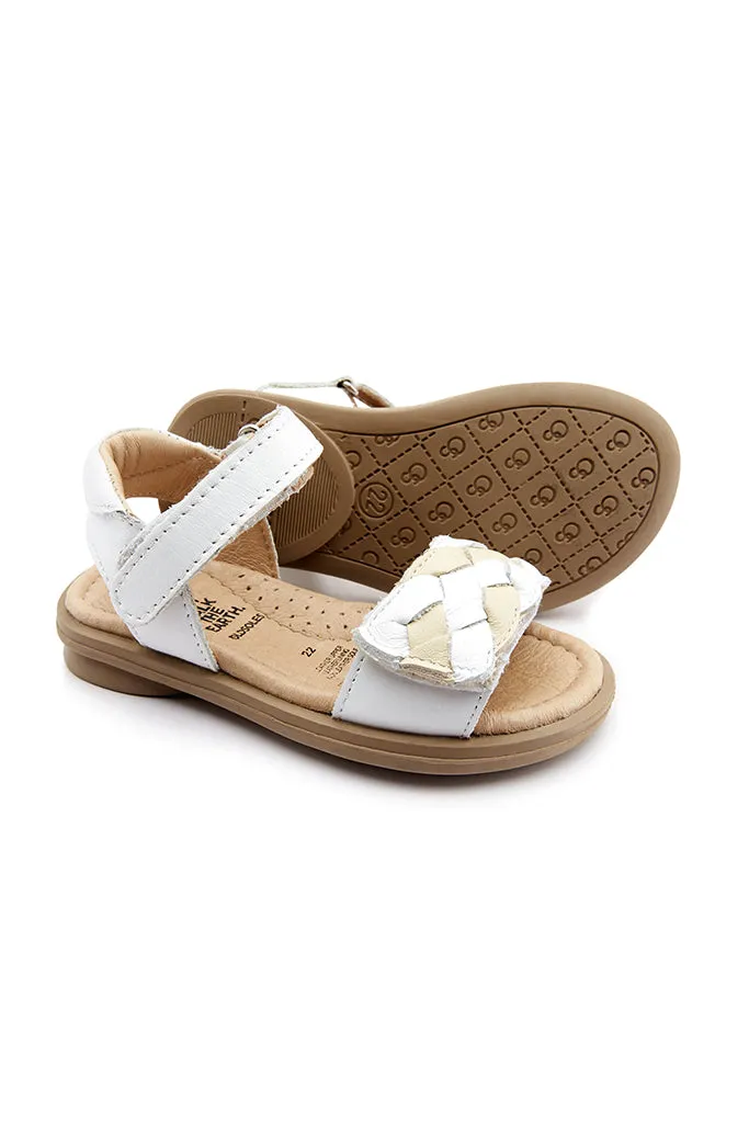 Harlequin Sandals - Snow / Cream