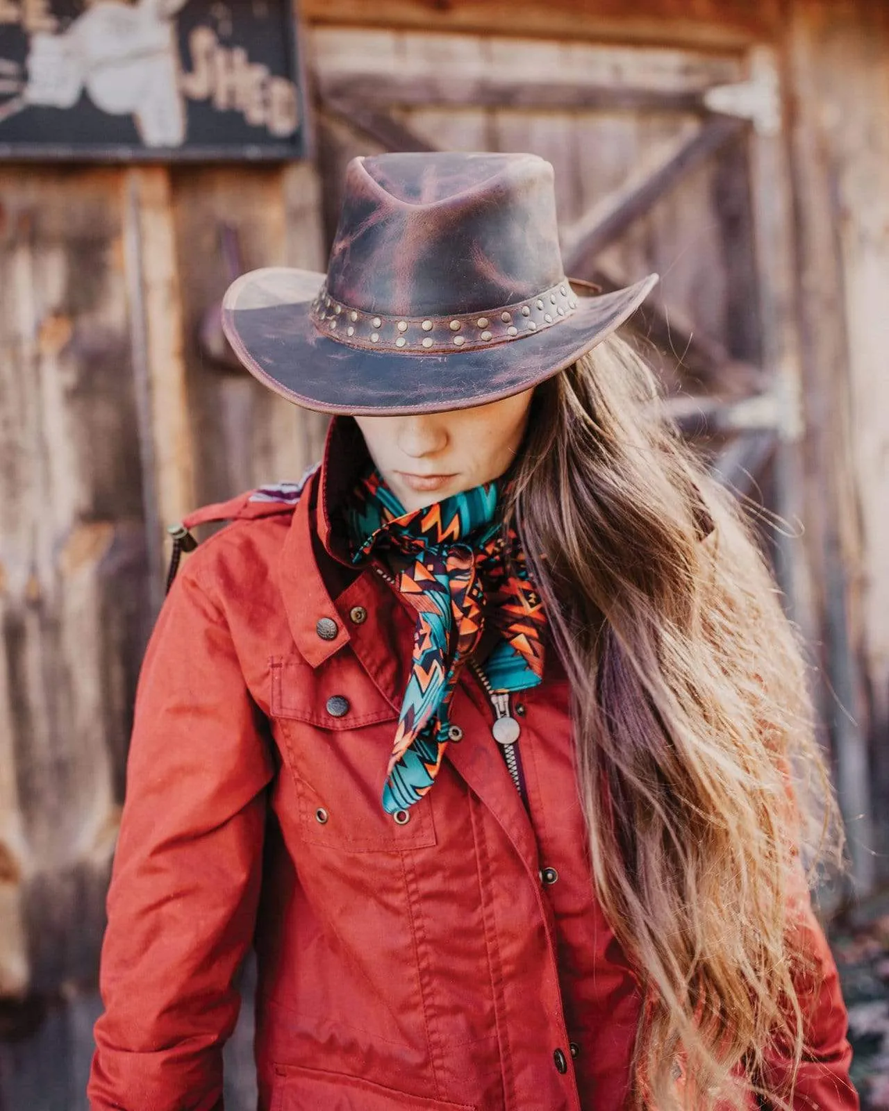 Hemlock Leather Hat