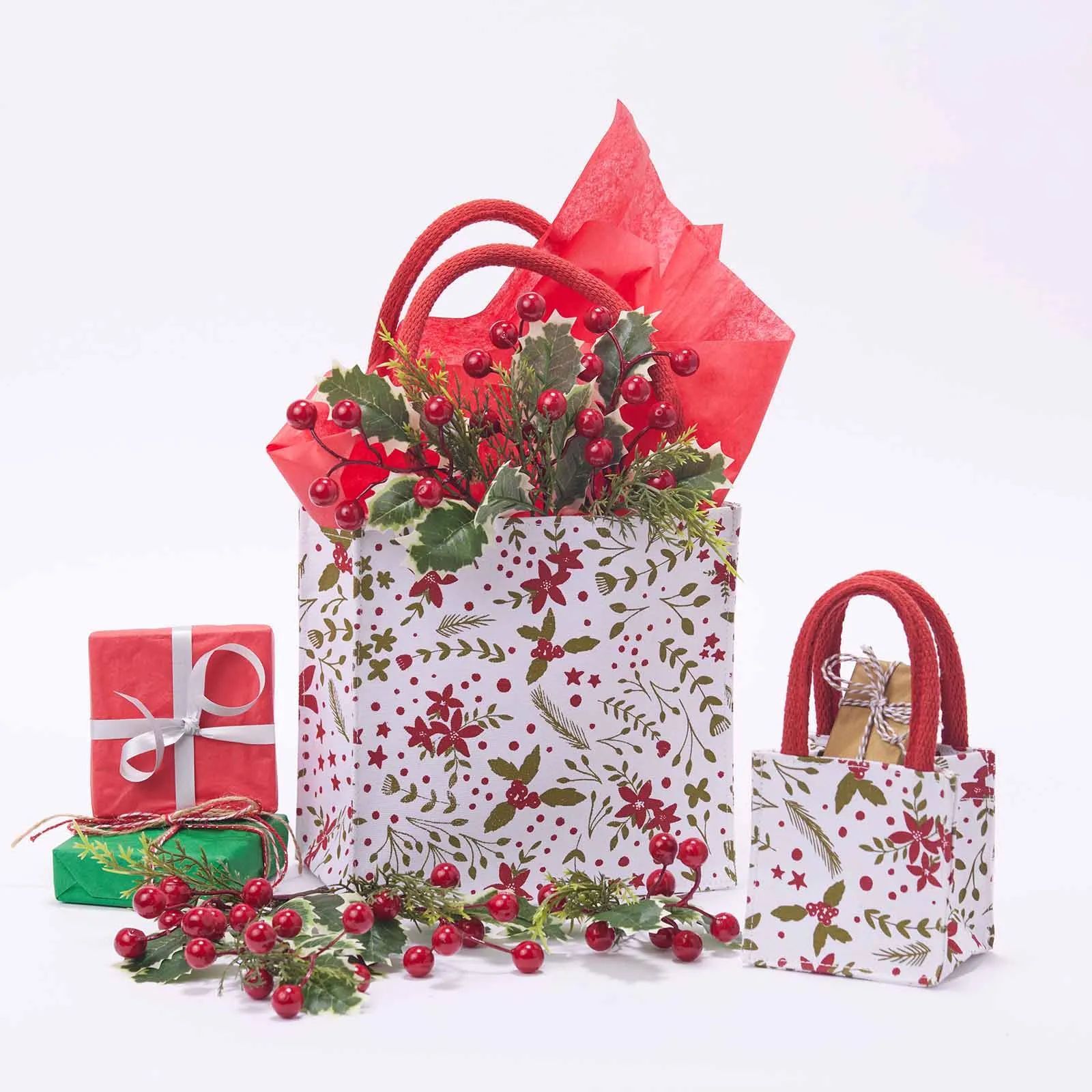 Holly Small Reusable Itsy Bitsy Gift Bag