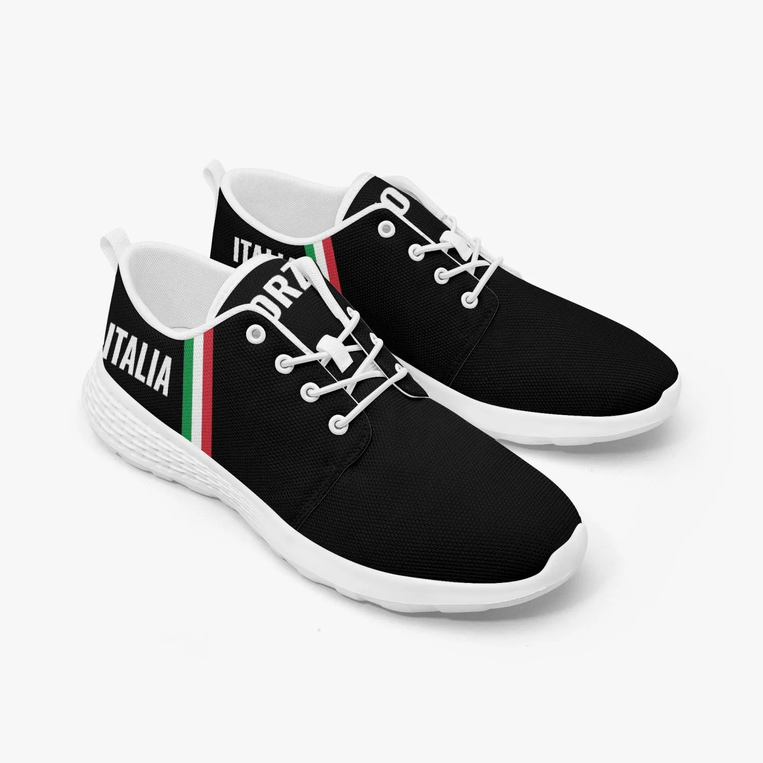 Italy Running Shoes - Forza Italia - Black - men's /women's sizes