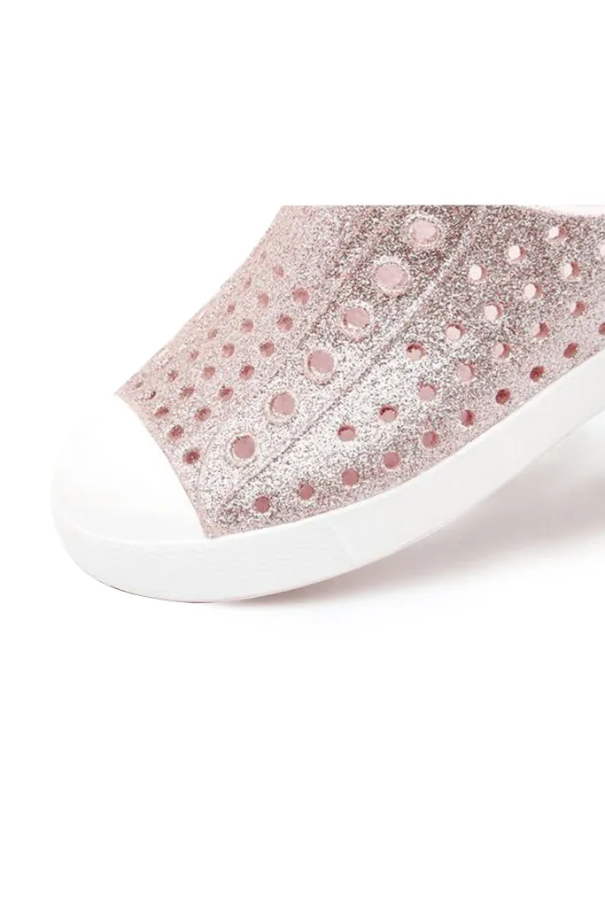 Jefferson Milk Pink Bling / Shell White (Kids)