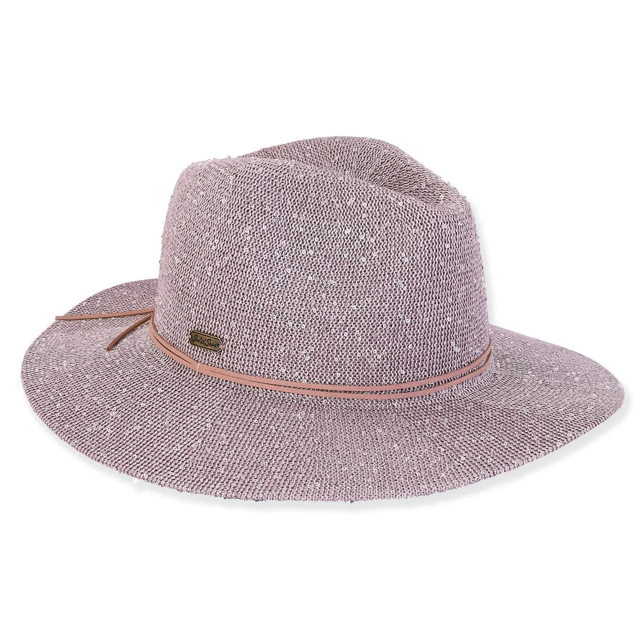 Julia Poly Braid Safari Hat in Grey