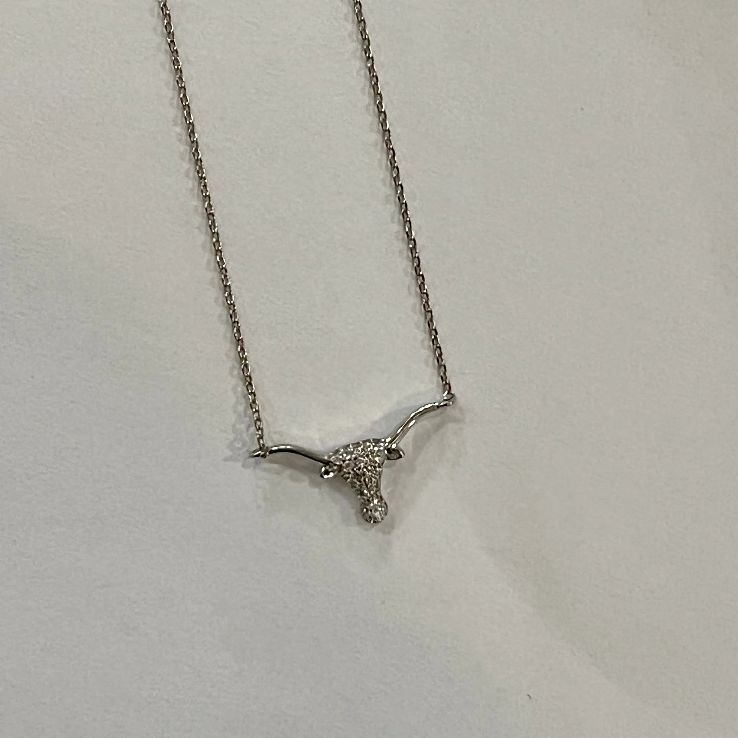 Kathryn Gold and Silver Longhorn Necklace