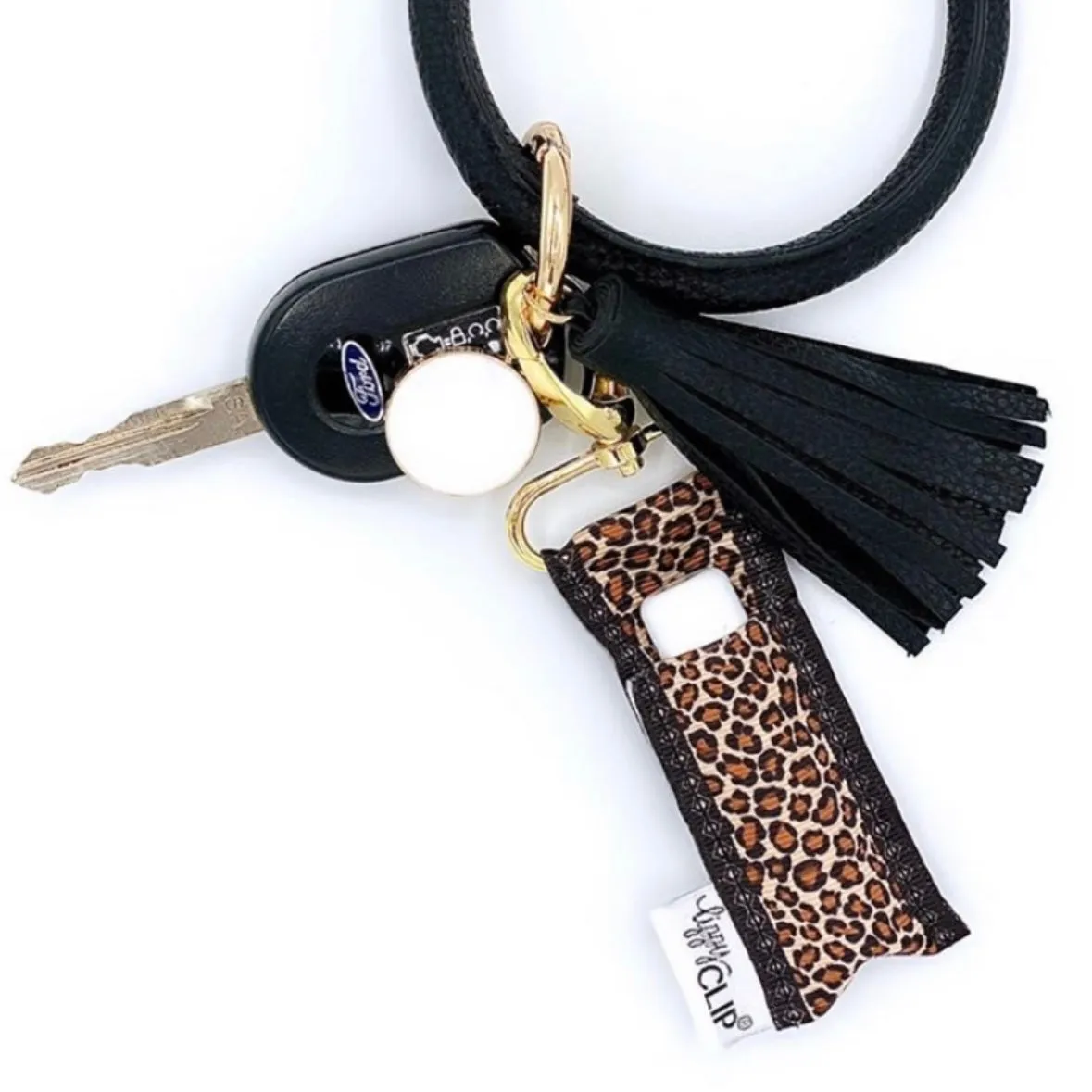 Leopard Lippyclip Lip Balm Holder