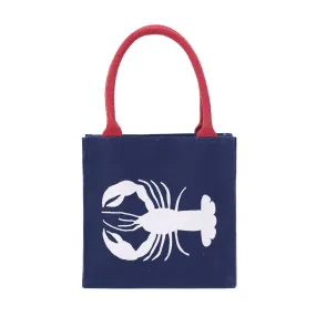 Lobster Navy Reusable Itsy Bitsy Gift Bag