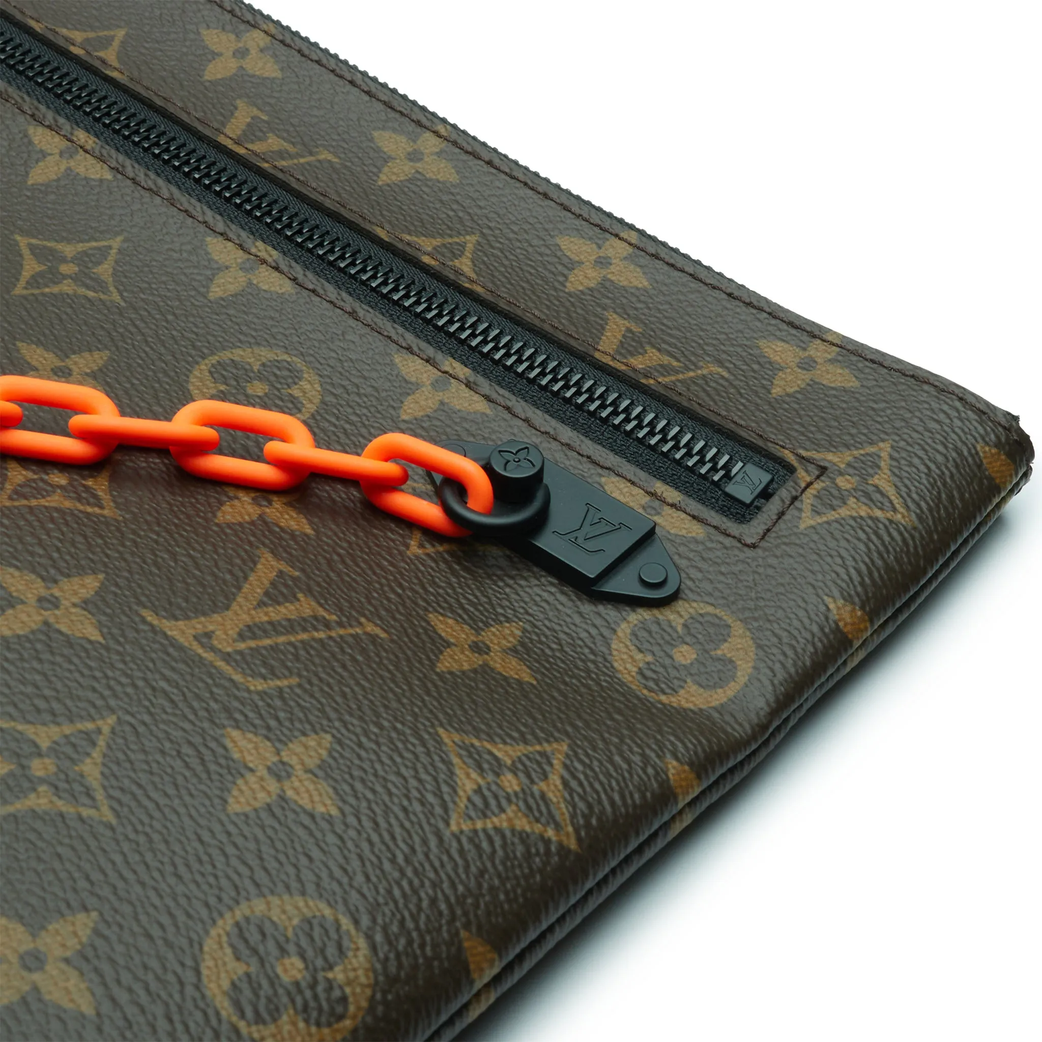 Louis Vuitton Monogram A4 Pouch Brown