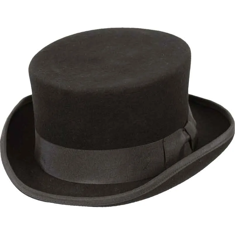 Low Rise Australian Wool Top Hat