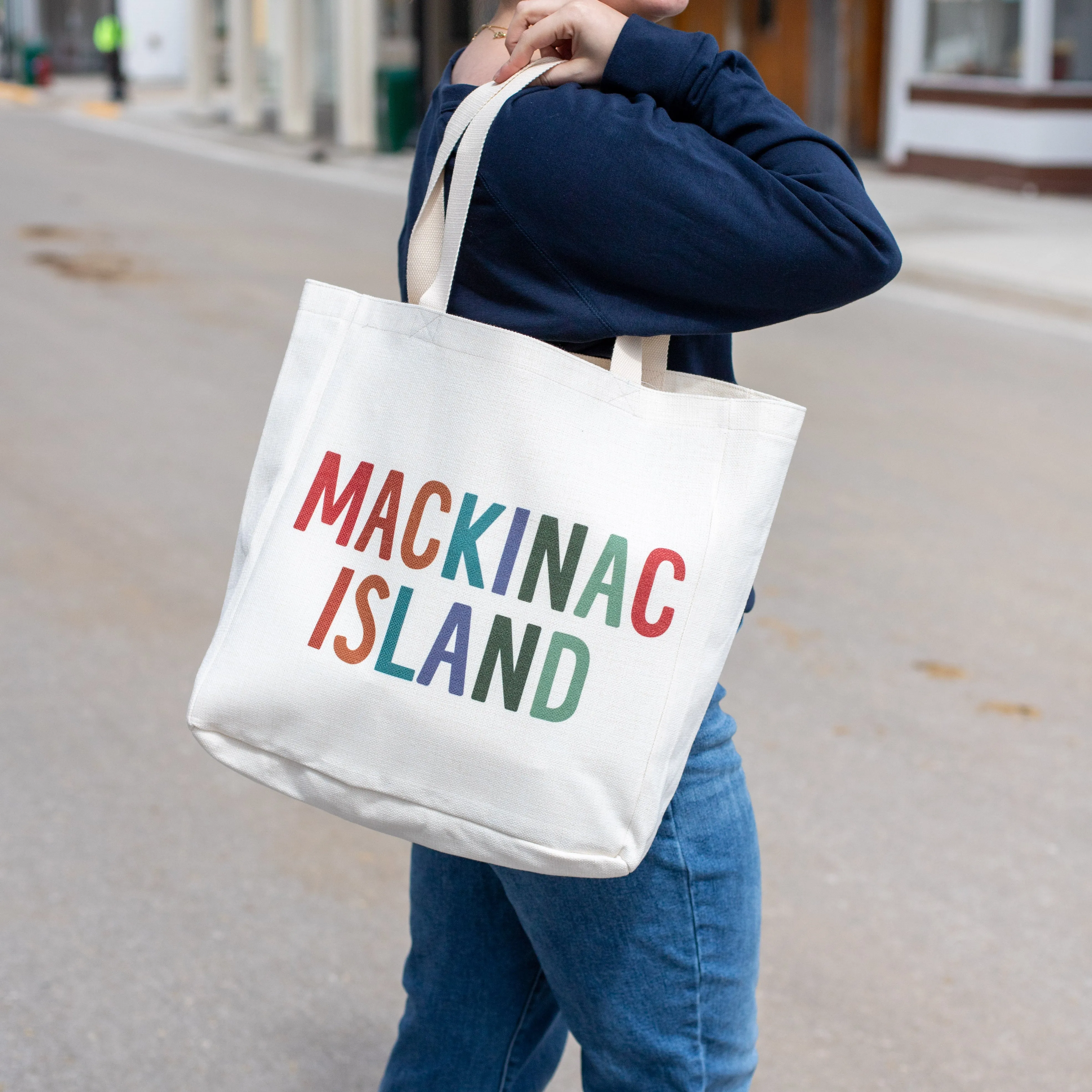 Mackinac Tote Bags