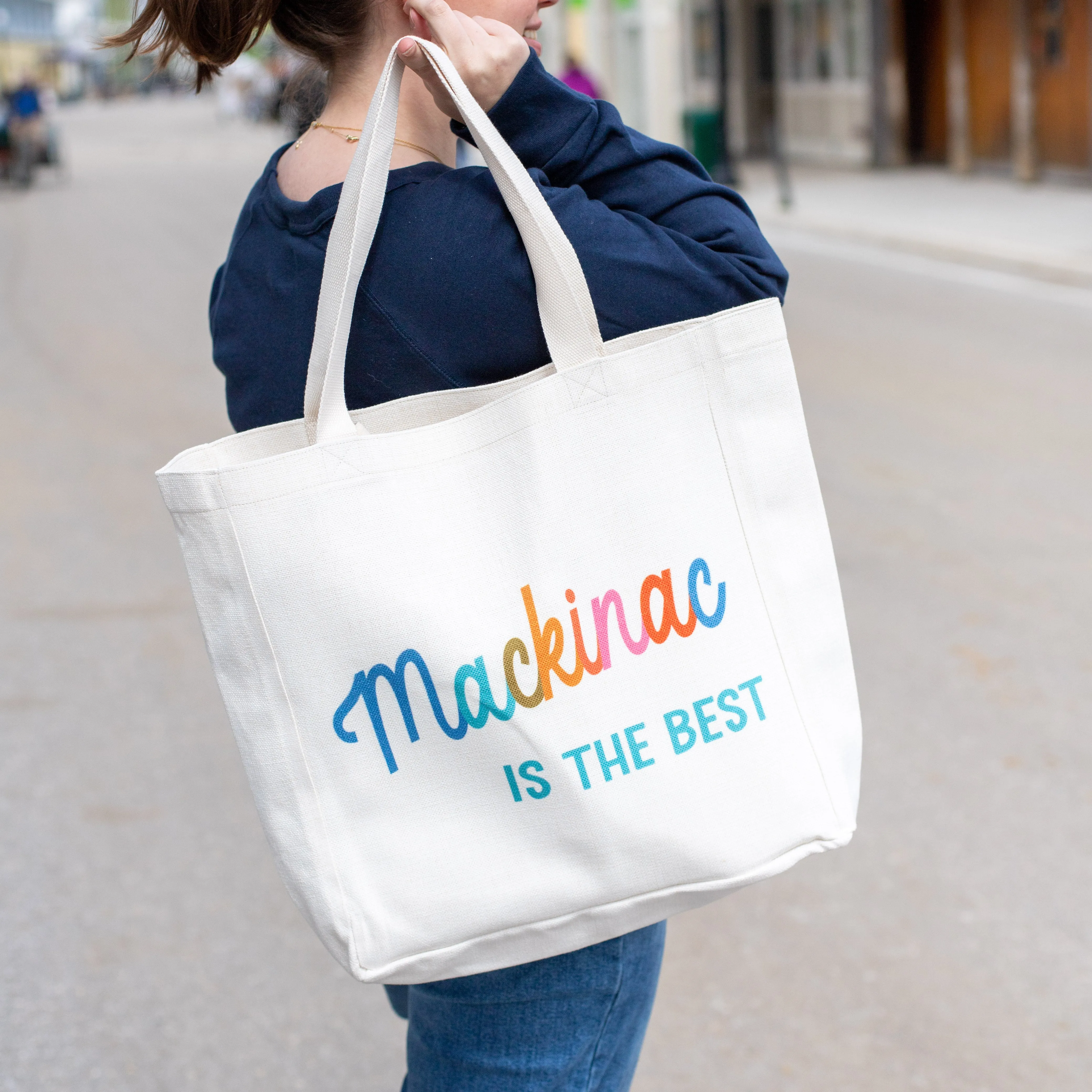 Mackinac Tote Bags