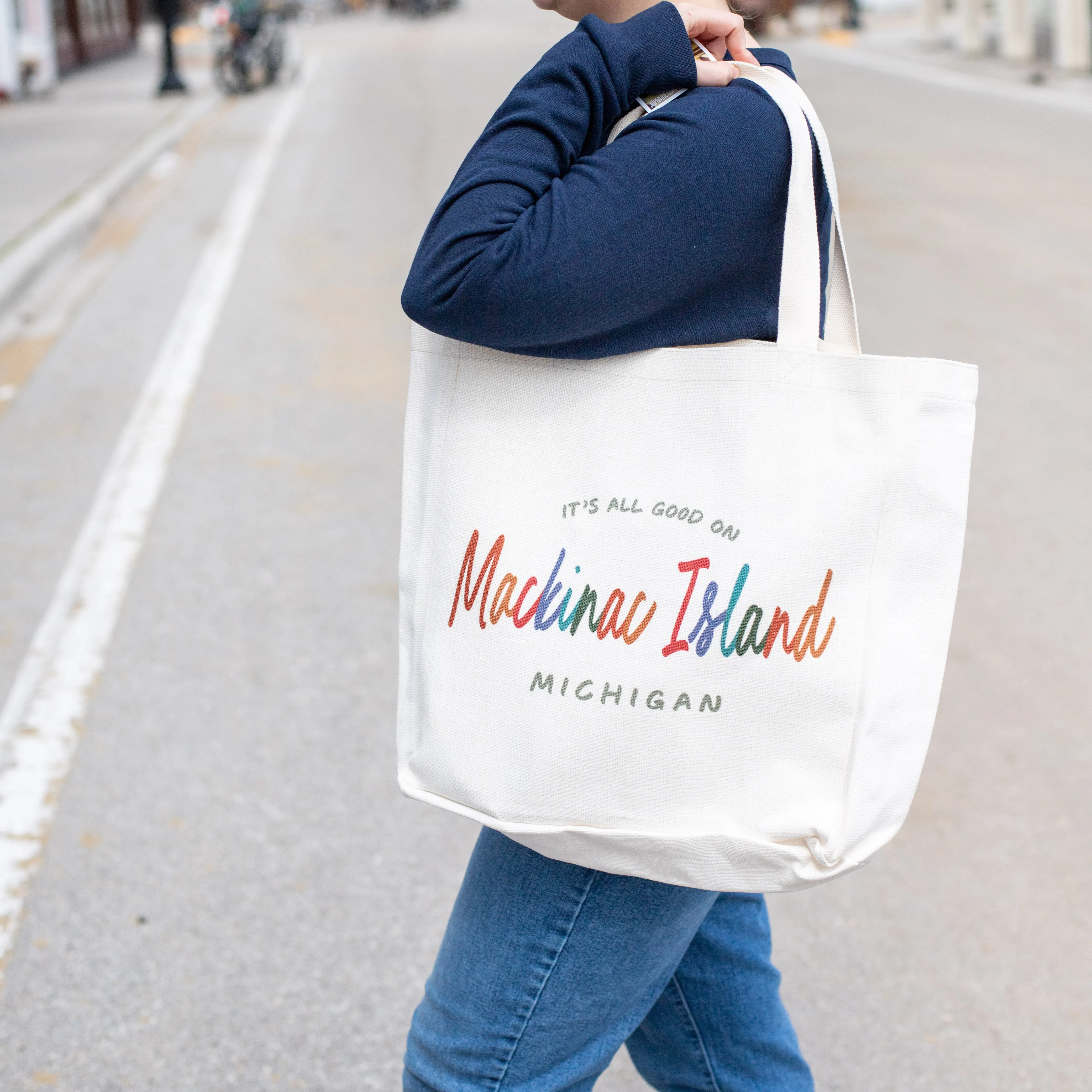 Mackinac Tote Bags