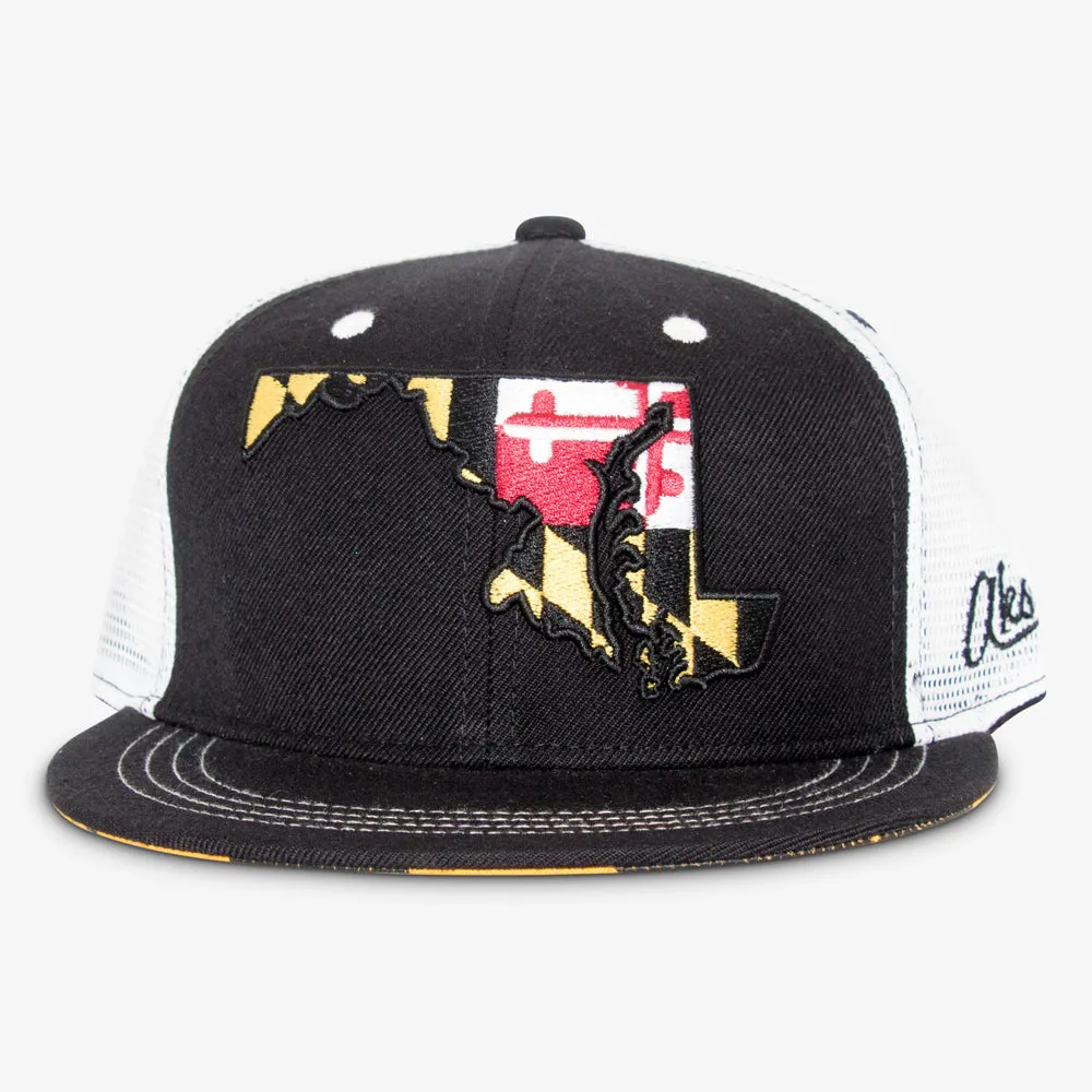 Maryland Flag Trucker Hat