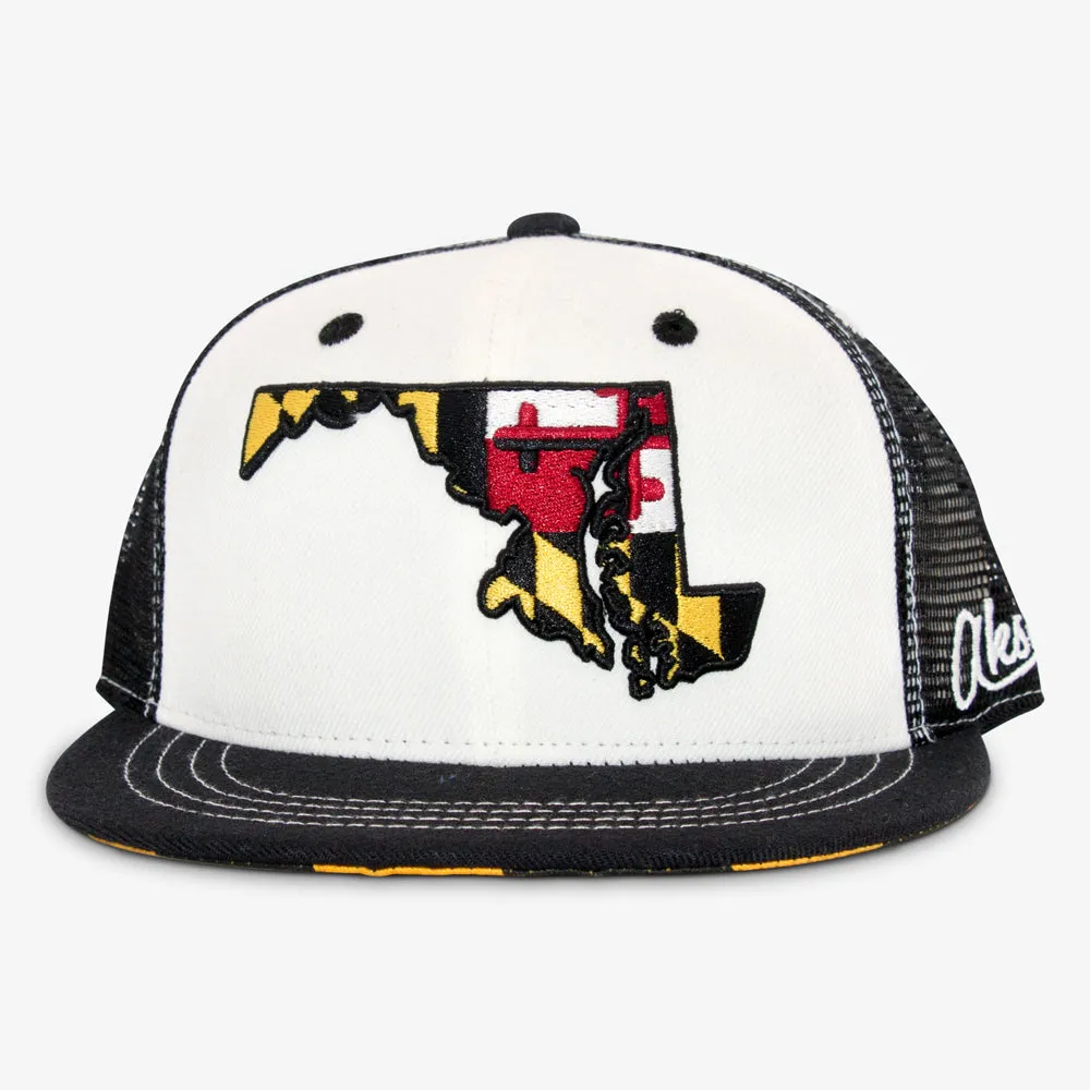 Maryland Flag Trucker Hat