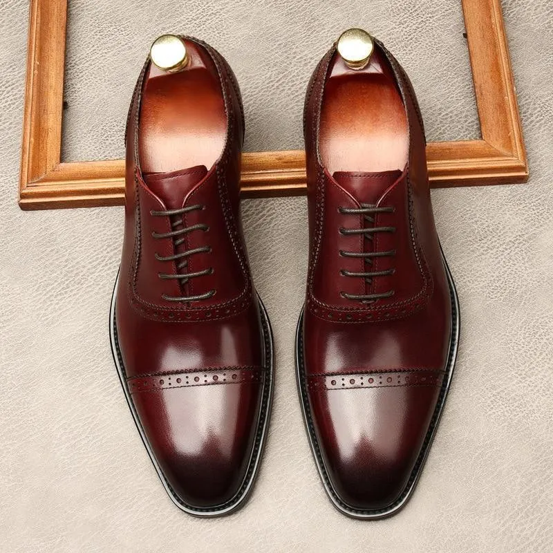 Men  Dress Shoes -  Russo Luxurious Oxford Shoes