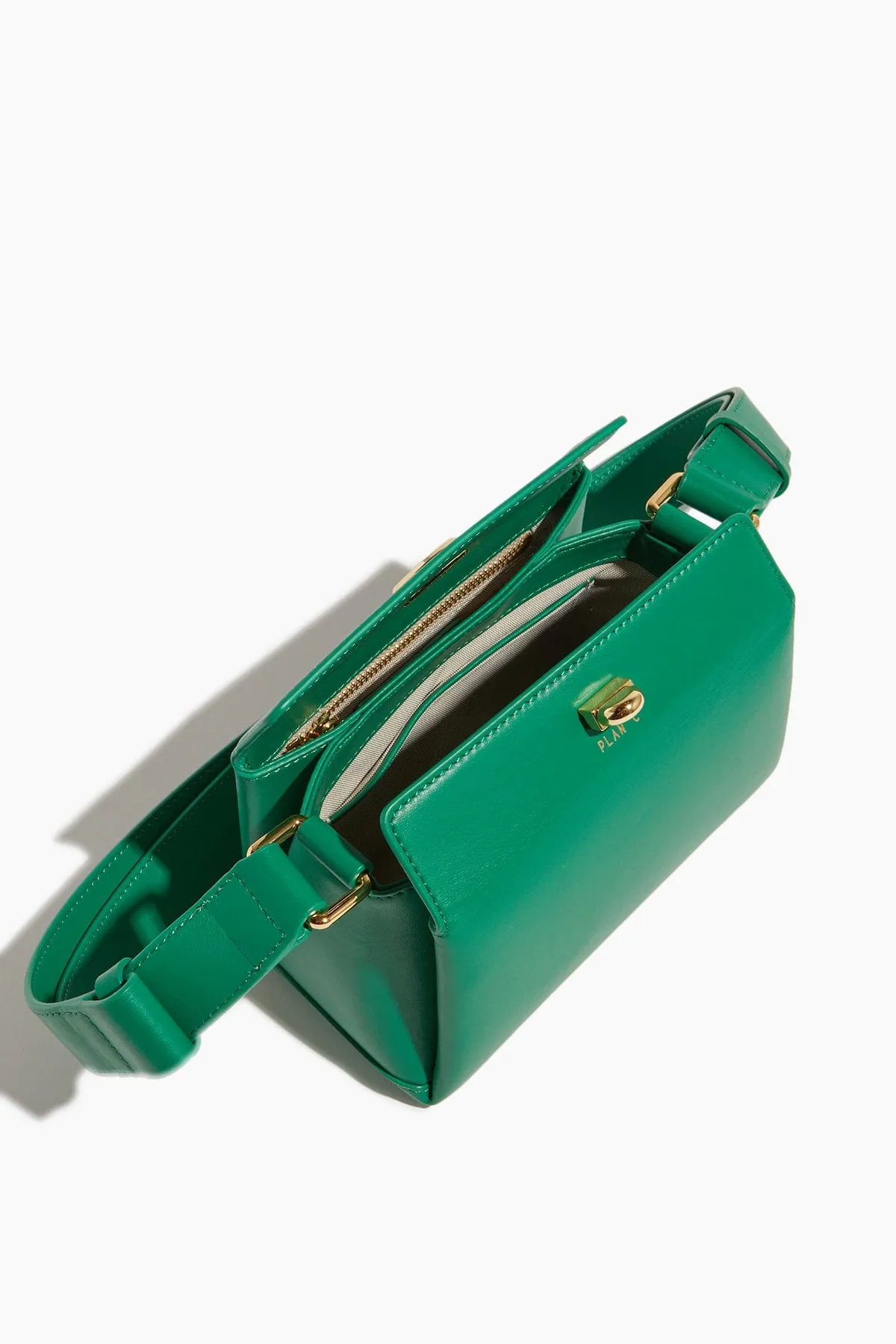 Mini Shoulder Bag in Emerald