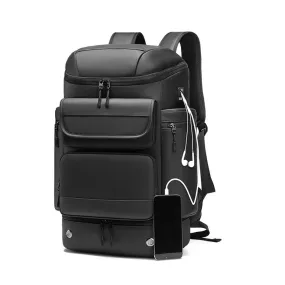 Multifunction Waterproof USB Charging 45 Liter Backpack with Shoe Compartment